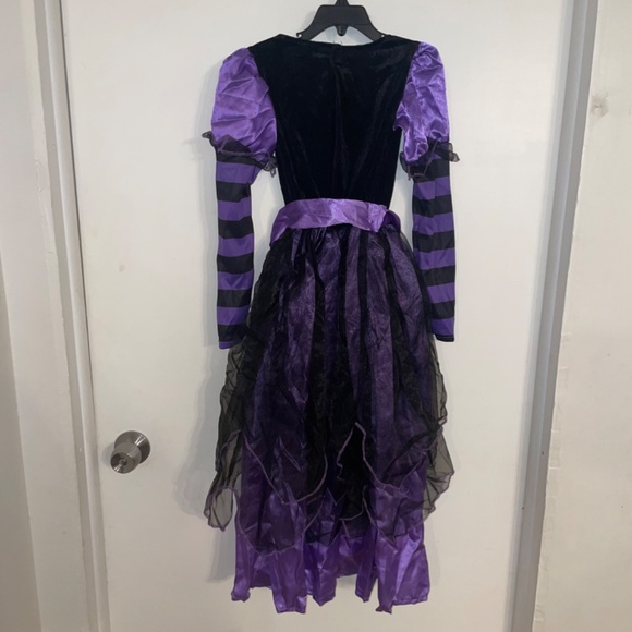 Little Naughty Violet Witch Girls Costume Size Large - Picture 12 of 16